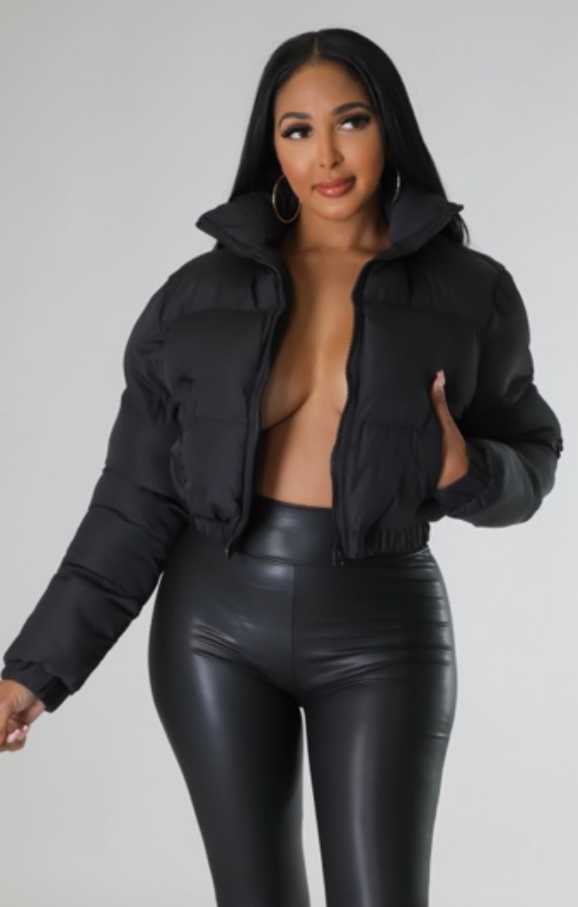 Puffer Jacket (Black)